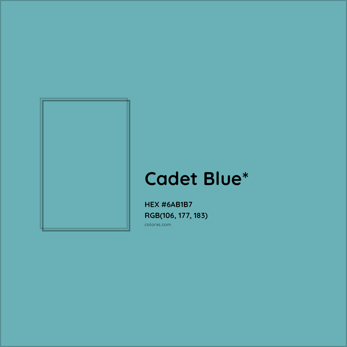 HEX #6AB1B7 Color Name, Color Code, Palettes, Similar Paints, Images