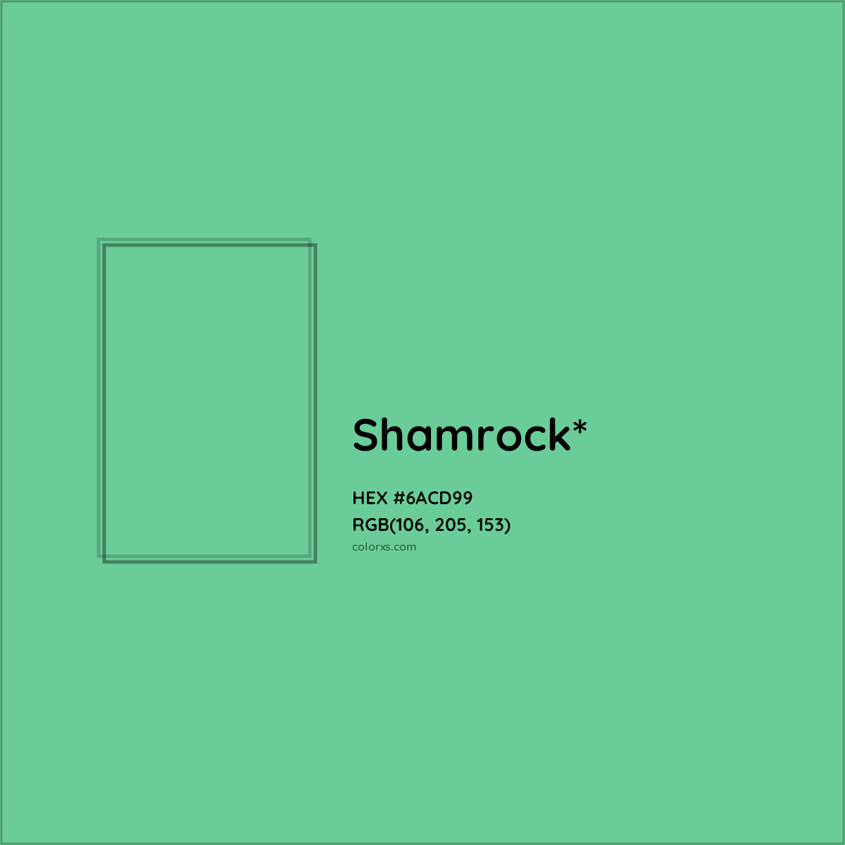 HEX #6ACD99 Color Name, Color Code, Palettes, Similar Paints, Images