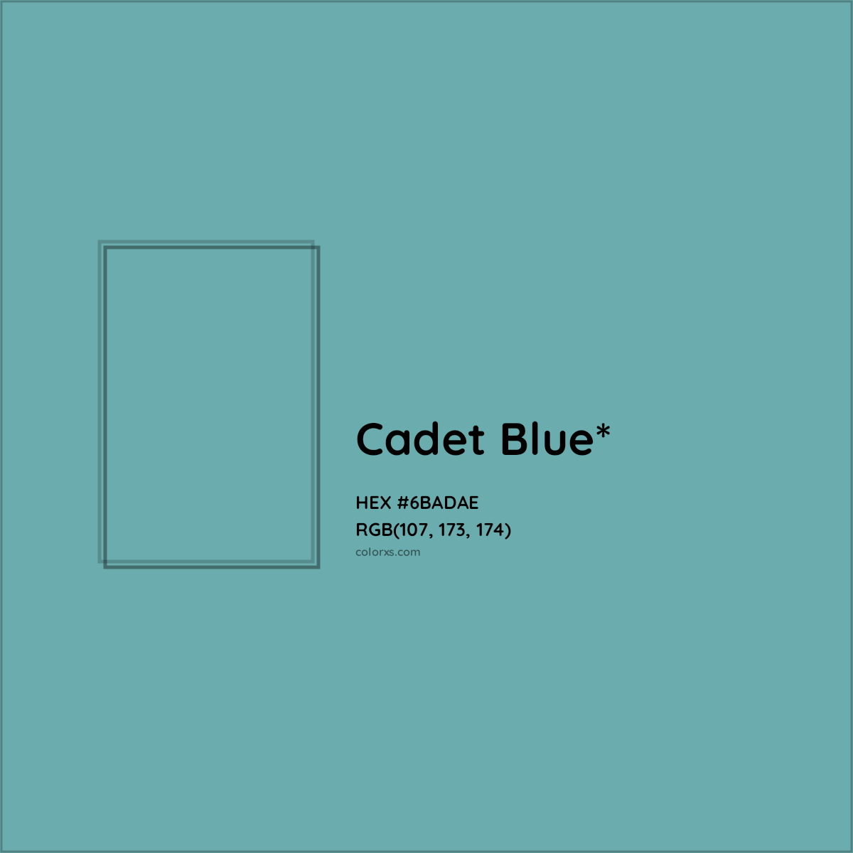 HEX #6BADAE Color Name, Color Code, Palettes, Similar Paints, Images