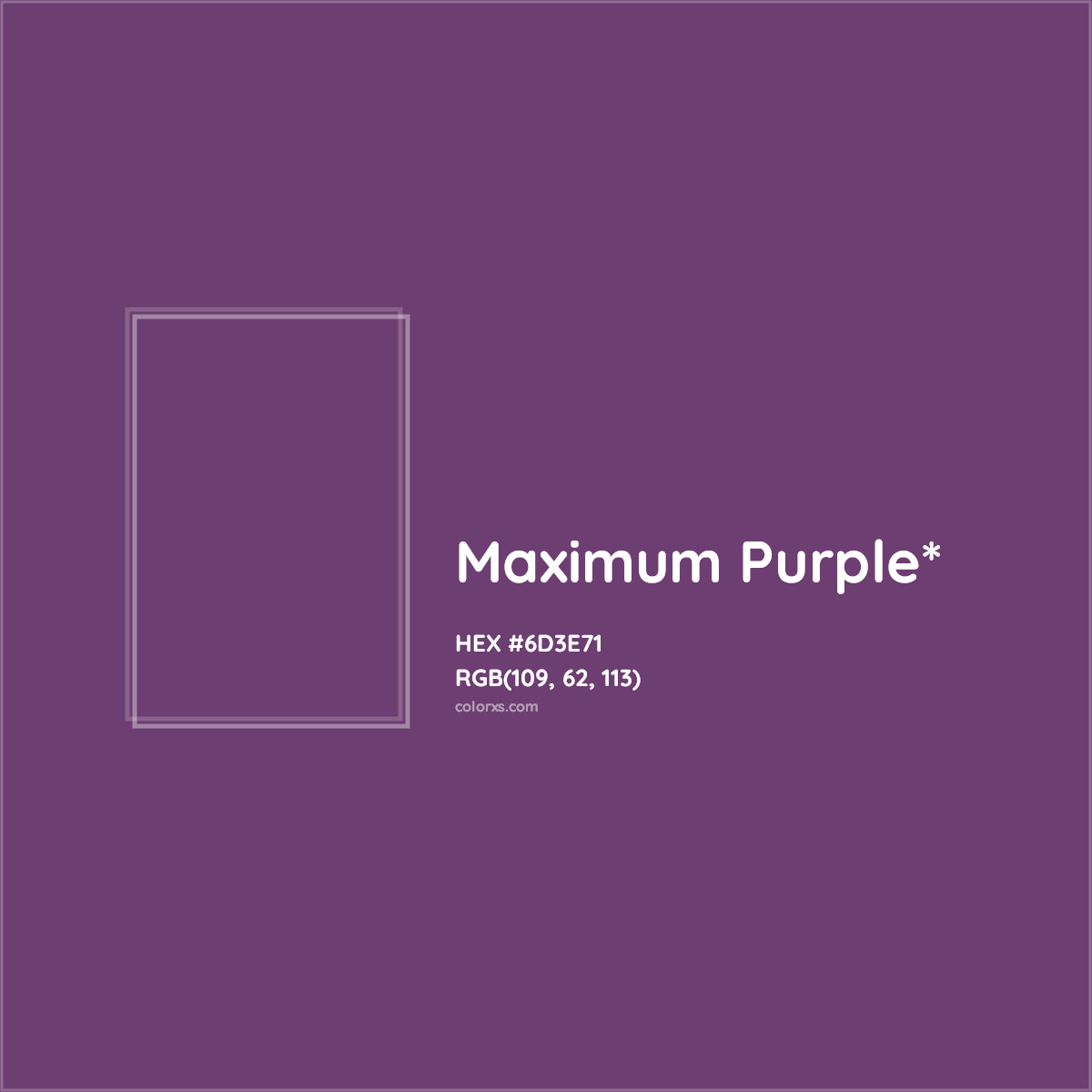 HEX #6D3E71 Color Name, Color Code, Palettes, Similar Paints, Images