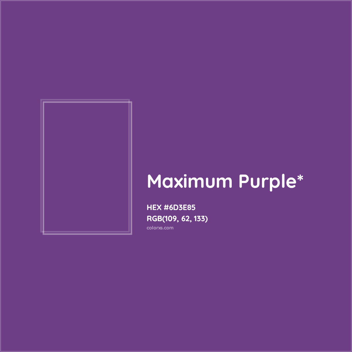 HEX #6D3E85 Color Name, Color Code, Palettes, Similar Paints, Images