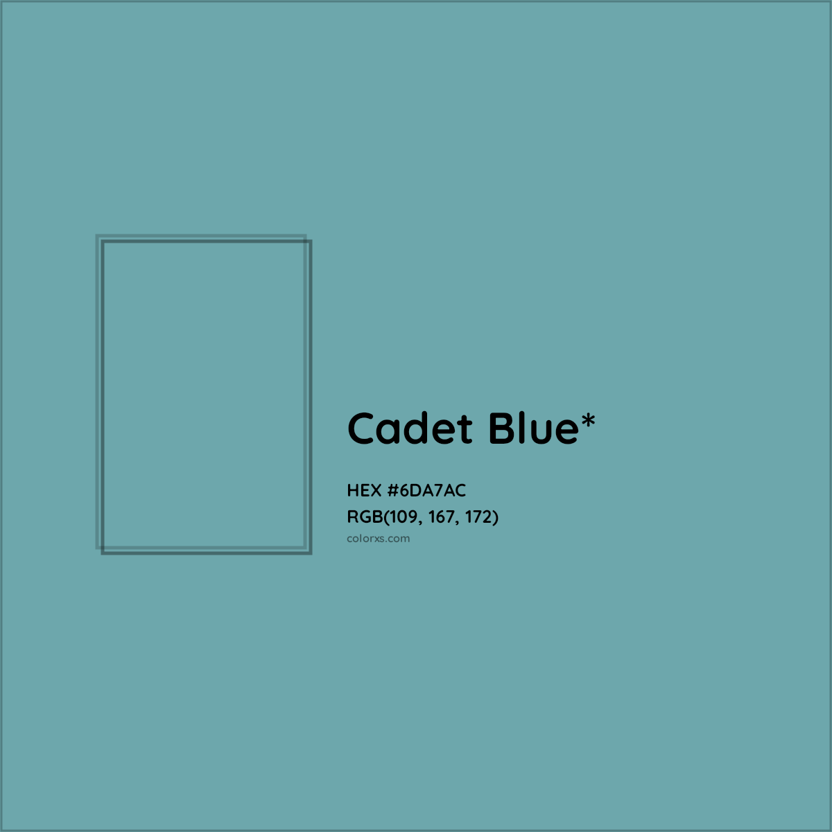 HEX #6DA7AC Color Name, Color Code, Palettes, Similar Paints, Images