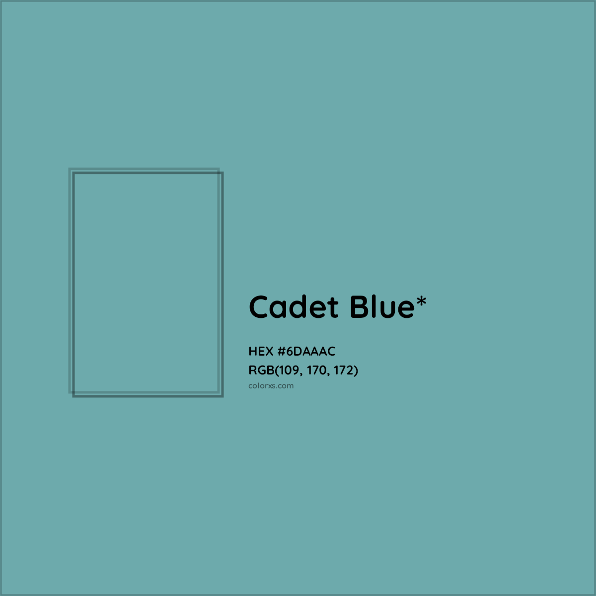 HEX #6DAAAC Color Name, Color Code, Palettes, Similar Paints, Images