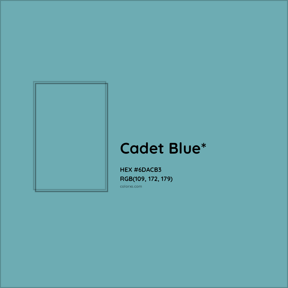 HEX #6DACB3 Color Name, Color Code, Palettes, Similar Paints, Images