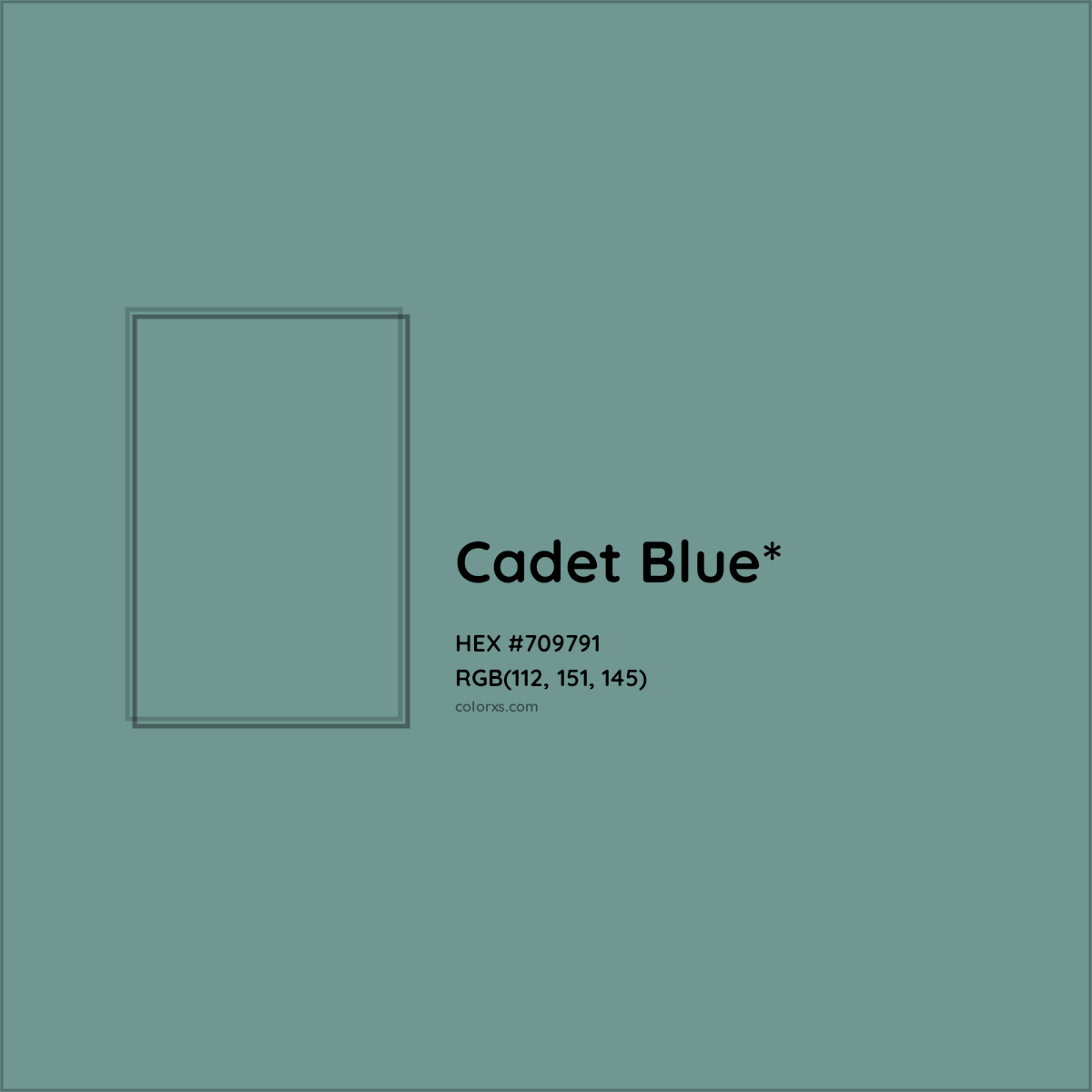 HEX #709791 Color Name, Color Code, Palettes, Similar Paints, Images