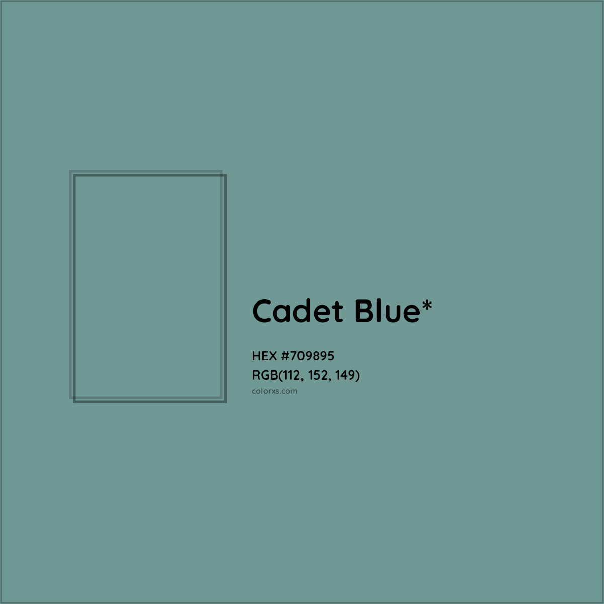 HEX #709895 Color Name, Color Code, Palettes, Similar Paints, Images