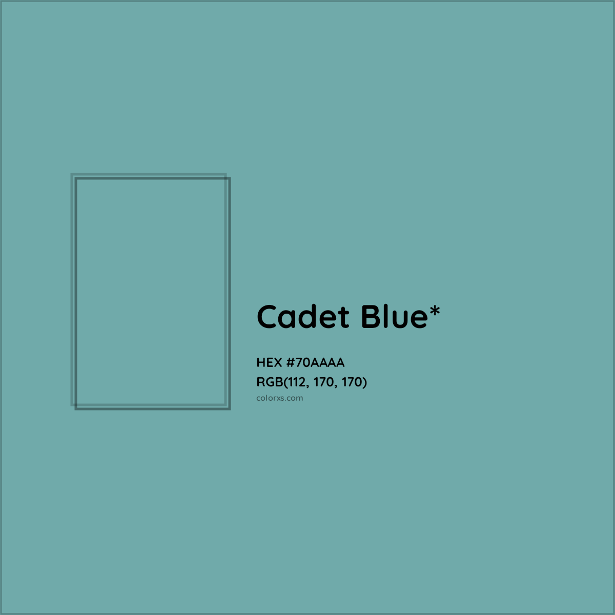 HEX #70AAAA Color Name, Color Code, Palettes, Similar Paints, Images