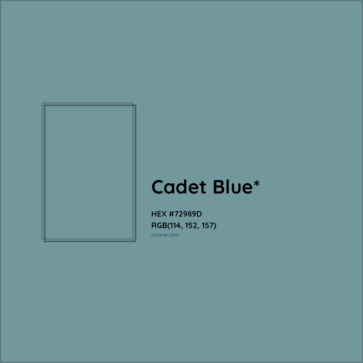 HEX #72989D Color Name, Color Code, Palettes, Similar Paints, Images