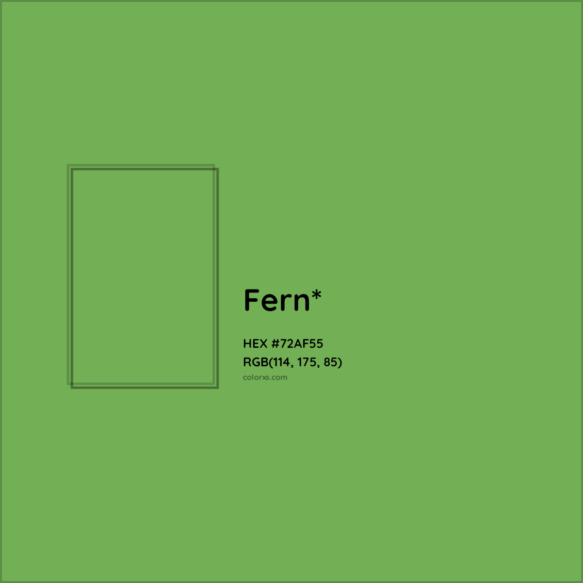 HEX #72AF55 Color Name, Color Code, Palettes, Similar Paints, Images