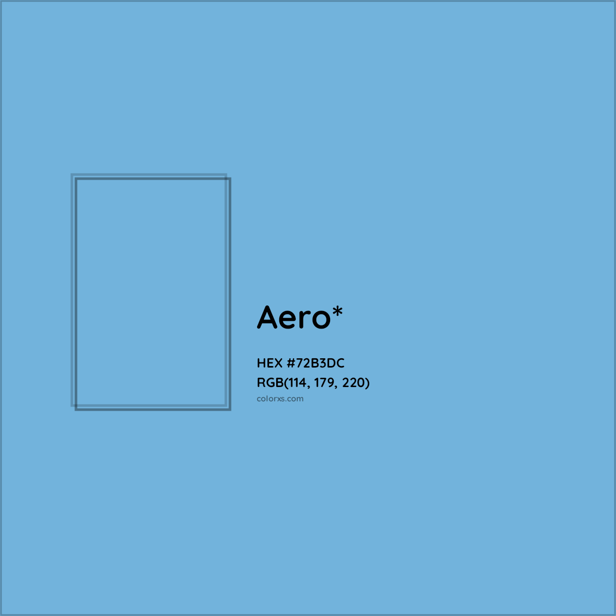 HEX #72B3DC Color Name, Color Code, Palettes, Similar Paints, Images