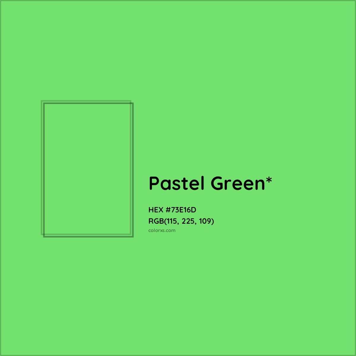 HEX #73E16D Color Name, Color Code, Palettes, Similar Paints, Images