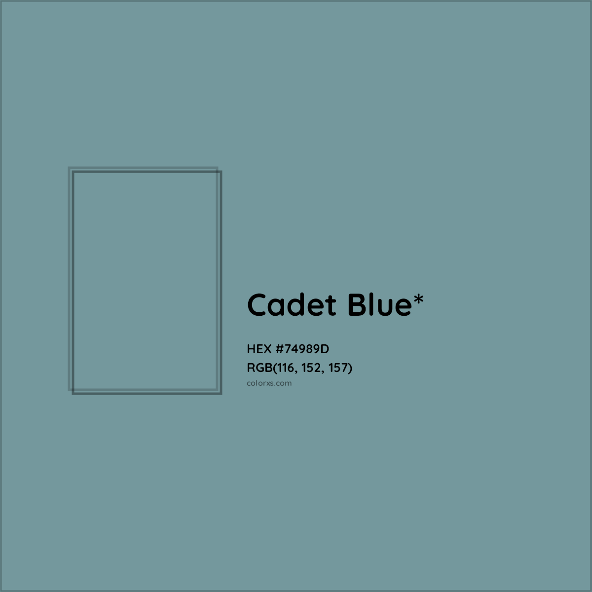 HEX #74989D Color Name, Color Code, Palettes, Similar Paints, Images