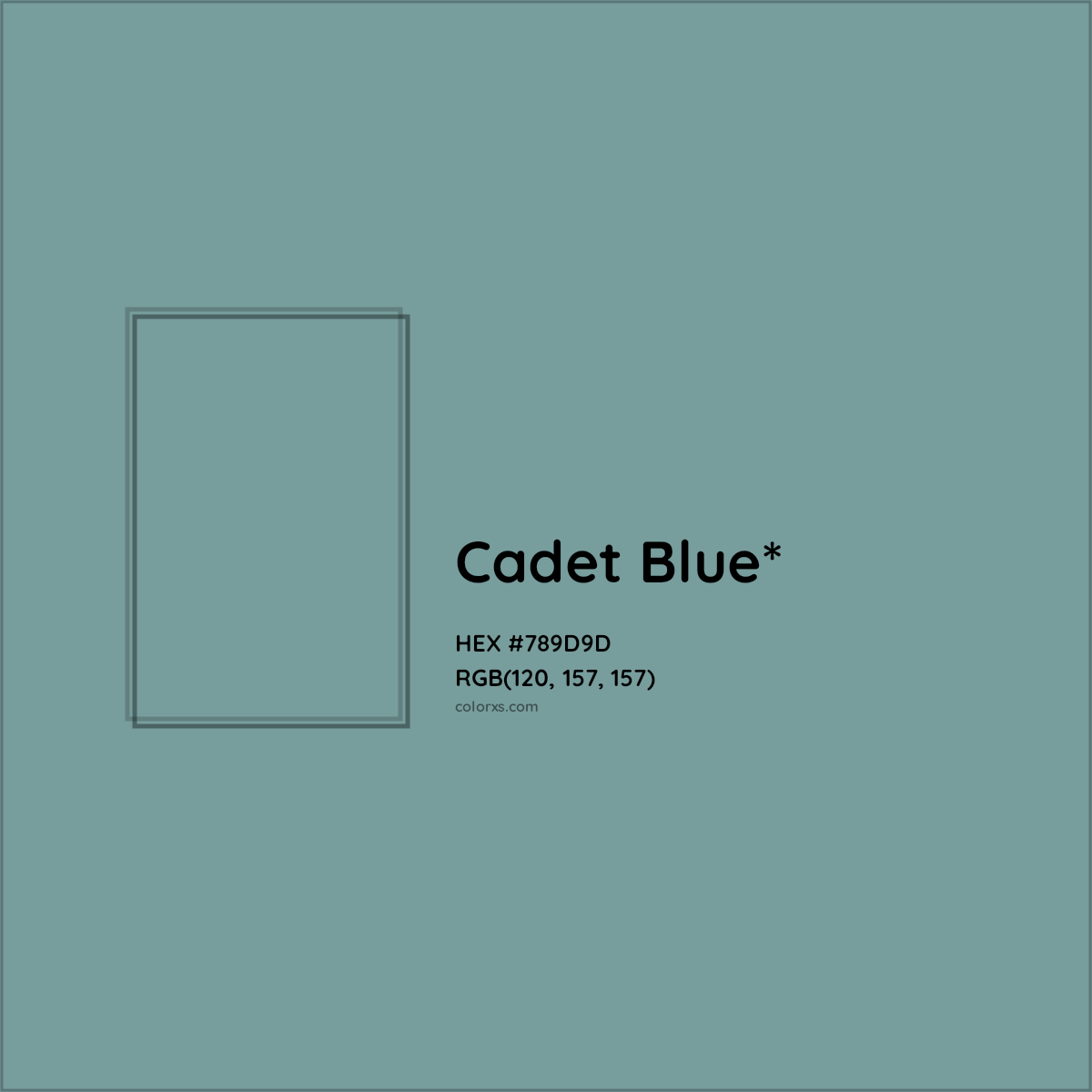 HEX #789D9D Color Name, Color Code, Palettes, Similar Paints, Images