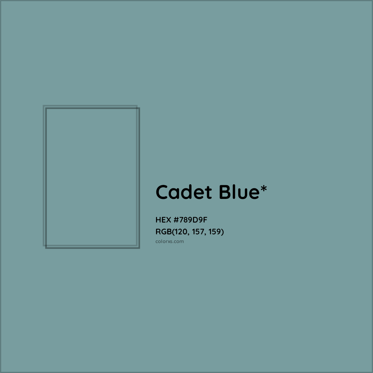 HEX #789D9F Color Name, Color Code, Palettes, Similar Paints, Images