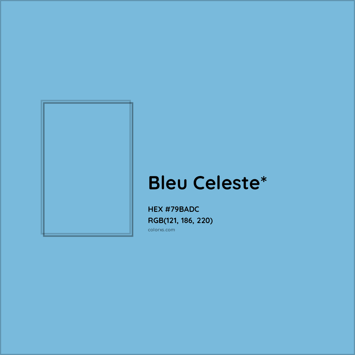 HEX #79BADC Color Name, Color Code, Palettes, Similar Paints, Images