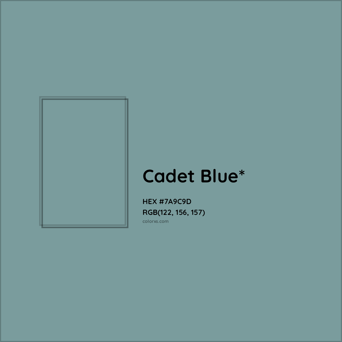 HEX #7A9C9D Color Name, Color Code, Palettes, Similar Paints, Images