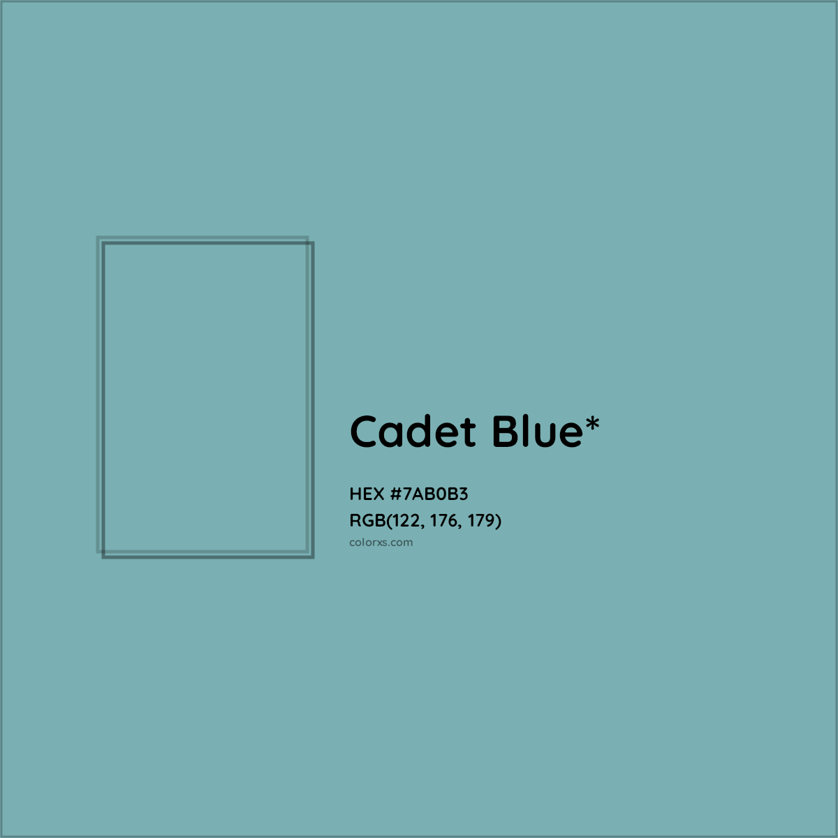 HEX #7AB0B3 Color Name, Color Code, Palettes, Similar Paints, Images