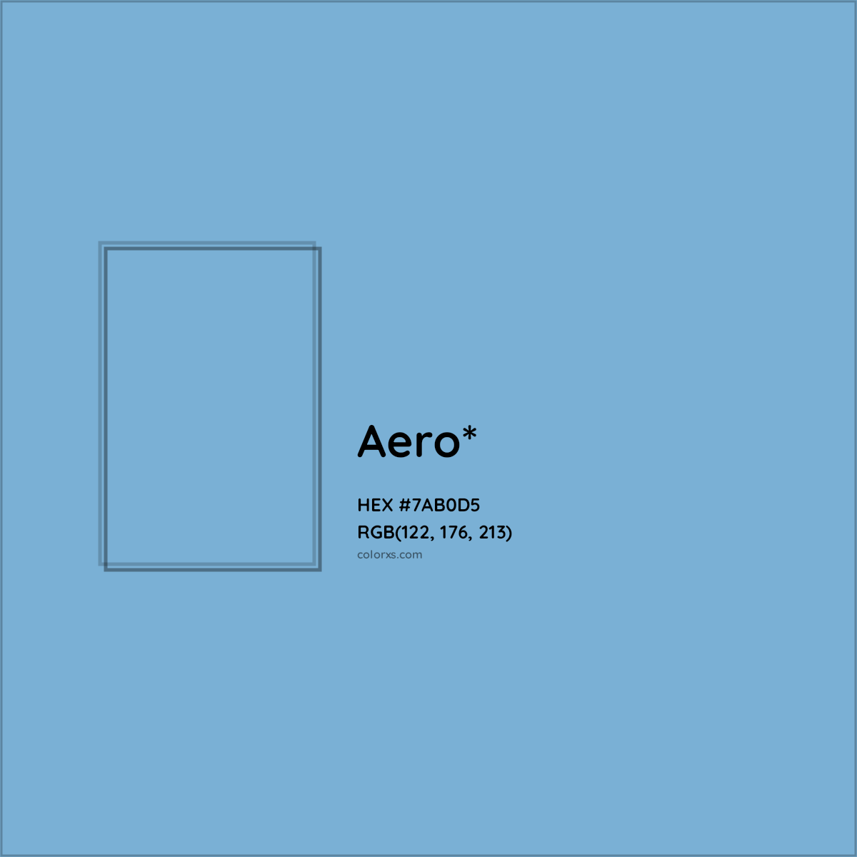 HEX #7AB0D5 Color Name, Color Code, Palettes, Similar Paints, Images