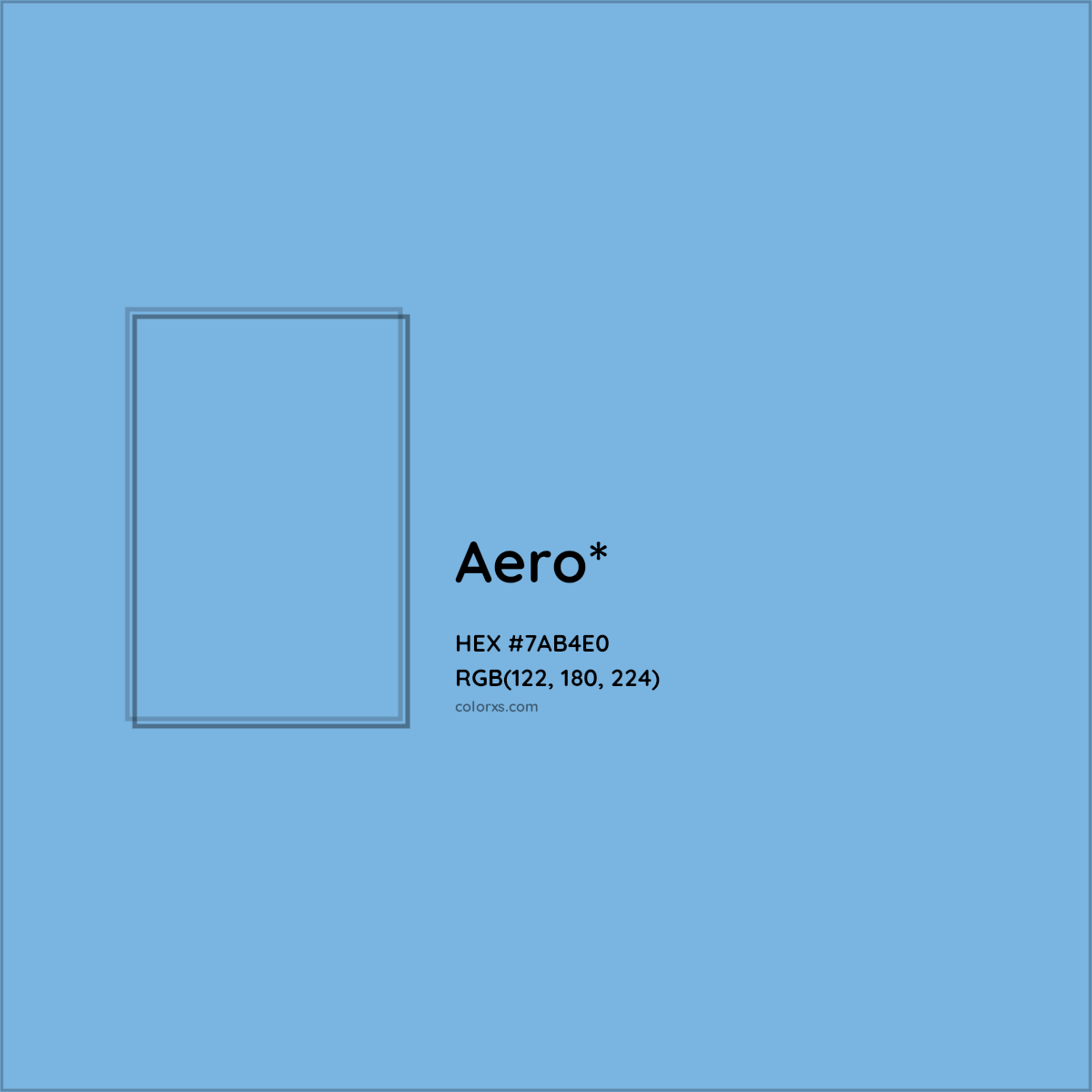 HEX #7AB4E0 Color Name, Color Code, Palettes, Similar Paints, Images