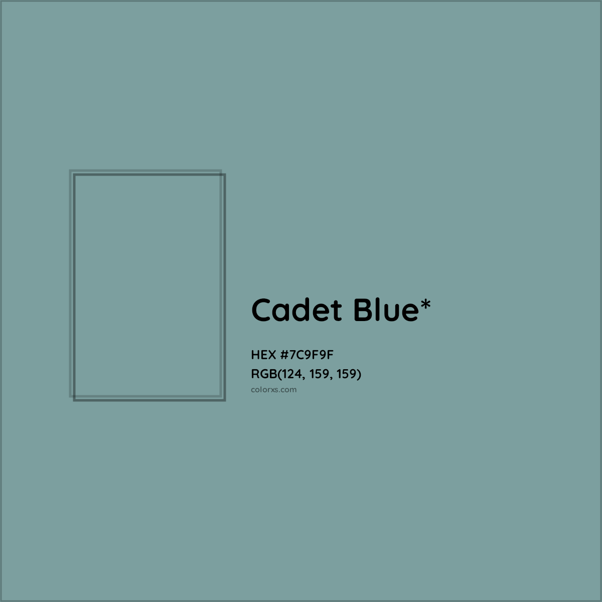 HEX #7C9F9F Color Name, Color Code, Palettes, Similar Paints, Images