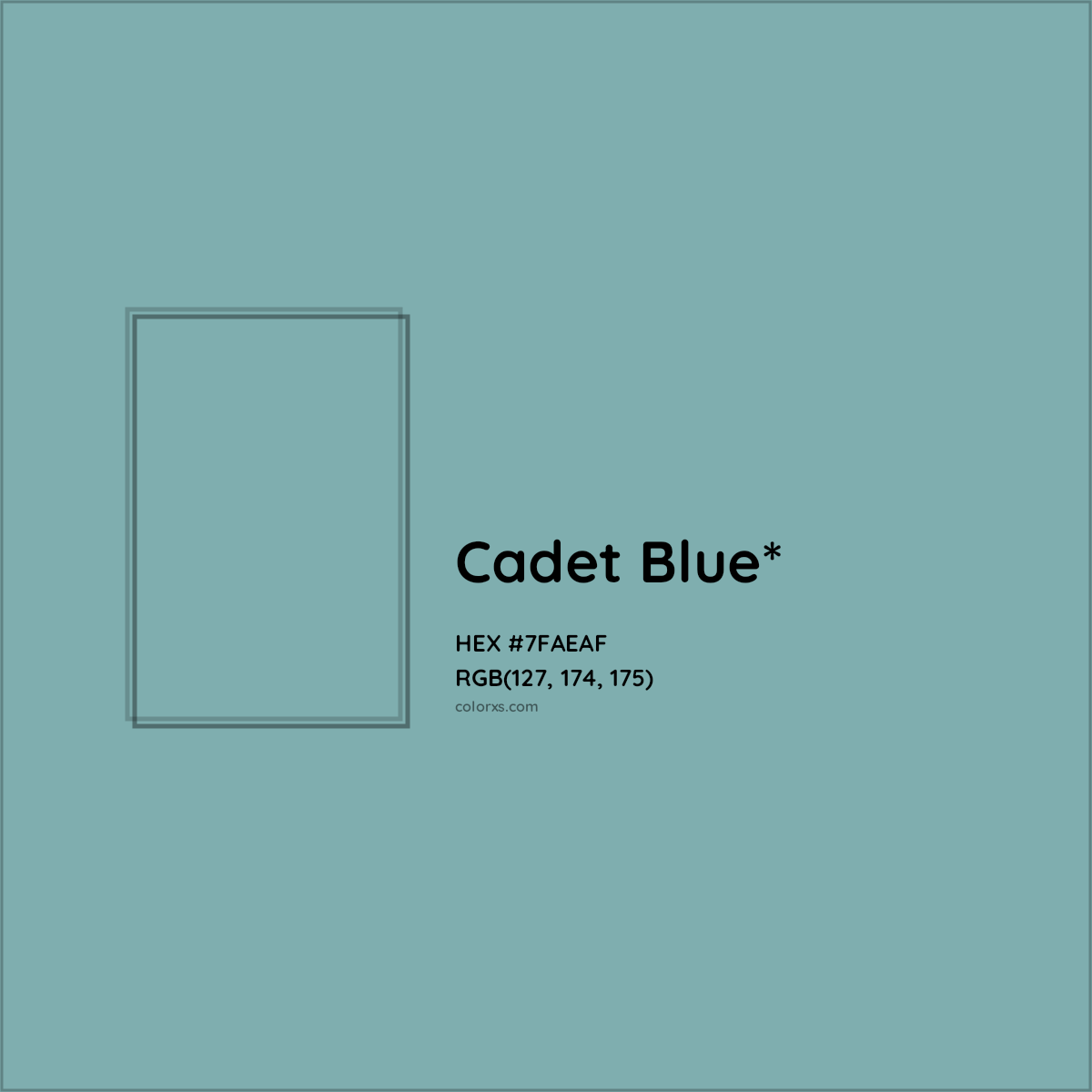 HEX #7FAEAF Color Name, Color Code, Palettes, Similar Paints, Images