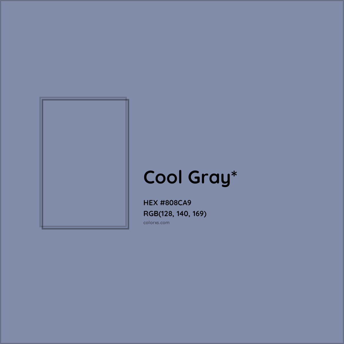 HEX #808CA9 Color Name, Color Code, Palettes, Similar Paints, Images