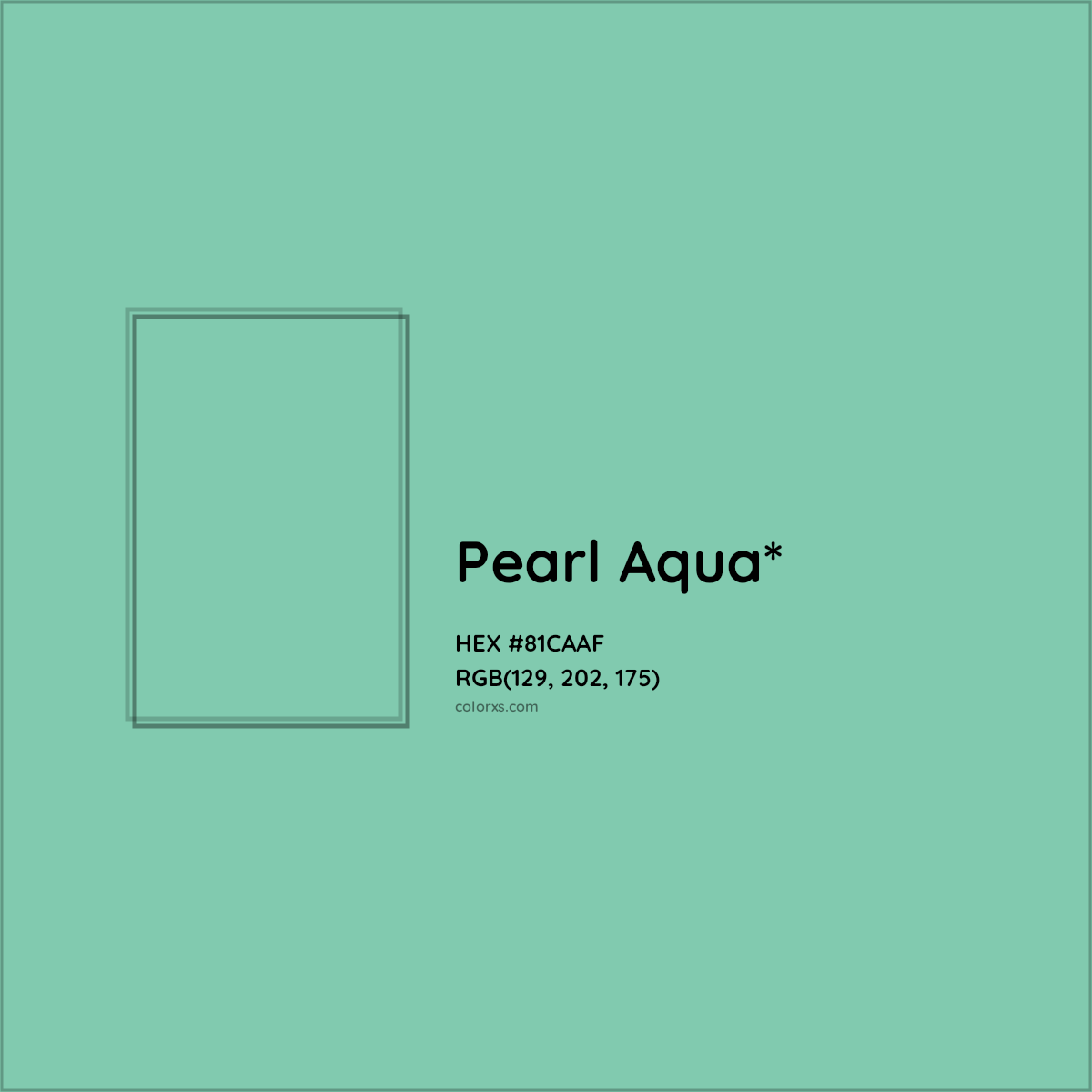 HEX #81CAAF Color Name, Color Code, Palettes, Similar Paints, Images