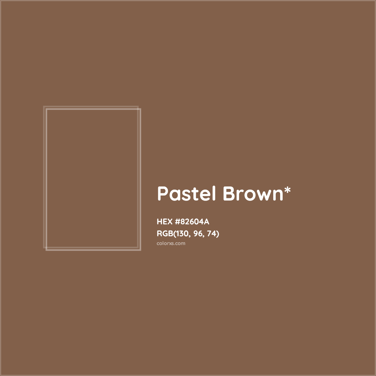 HEX #82604A Color Name, Color Code, Palettes, Similar Paints, Images