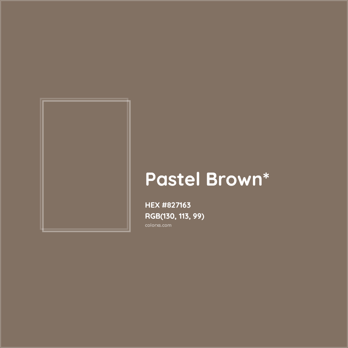 HEX #827163 Color Name, Color Code, Palettes, Similar Paints, Images