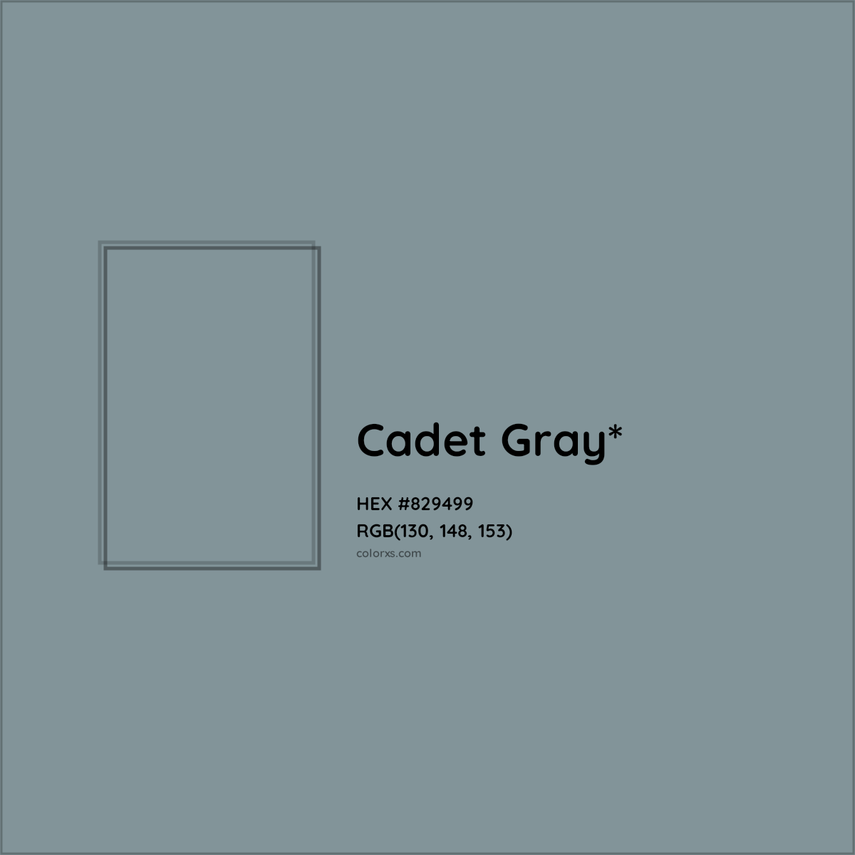 HEX #829499 Color Name, Color Code, Palettes, Similar Paints, Images