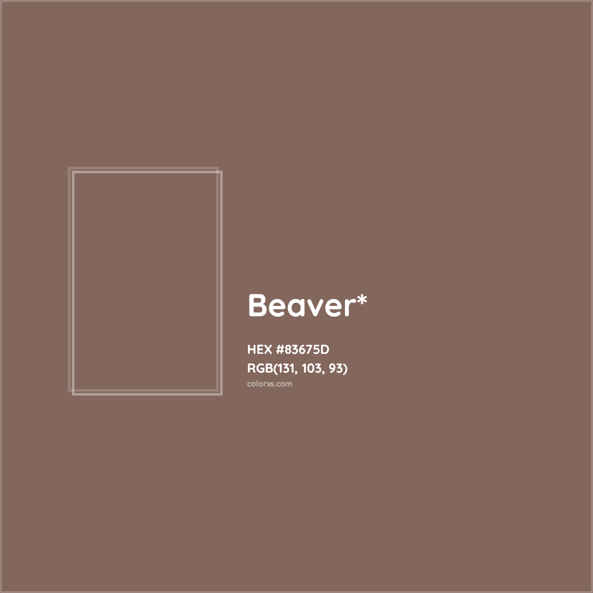 HEX #83675D Color Name, Color Code, Palettes, Similar Paints, Images