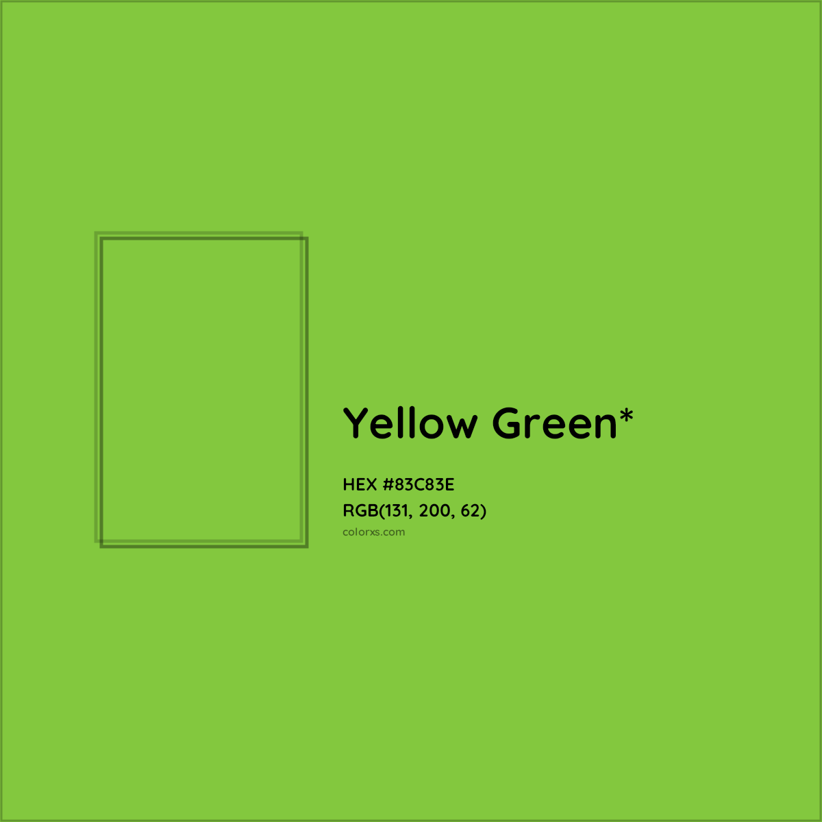 HEX #83C83E Color Name, Color Code, Palettes, Similar Paints, Images