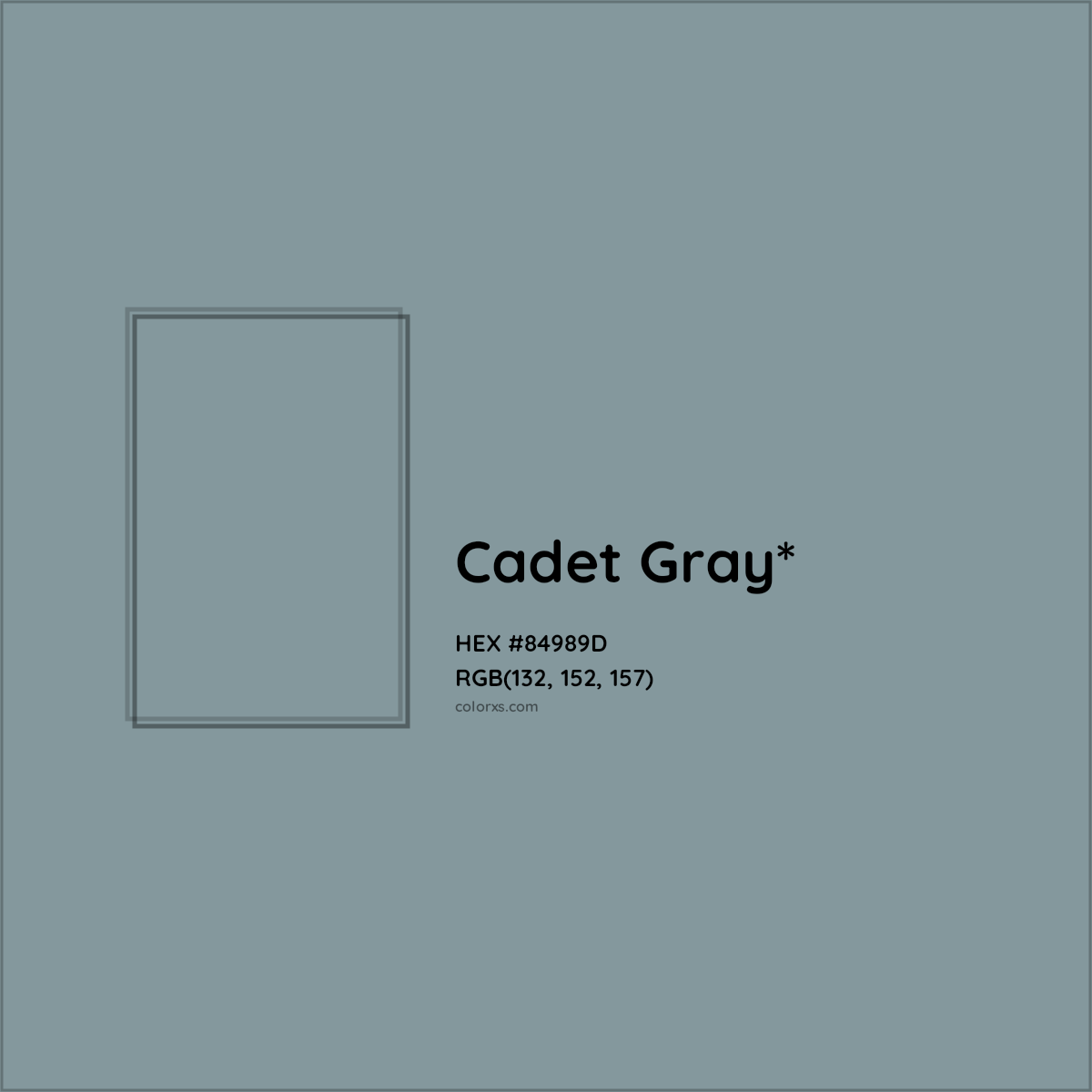 HEX #84989D Color Name, Color Code, Palettes, Similar Paints, Images