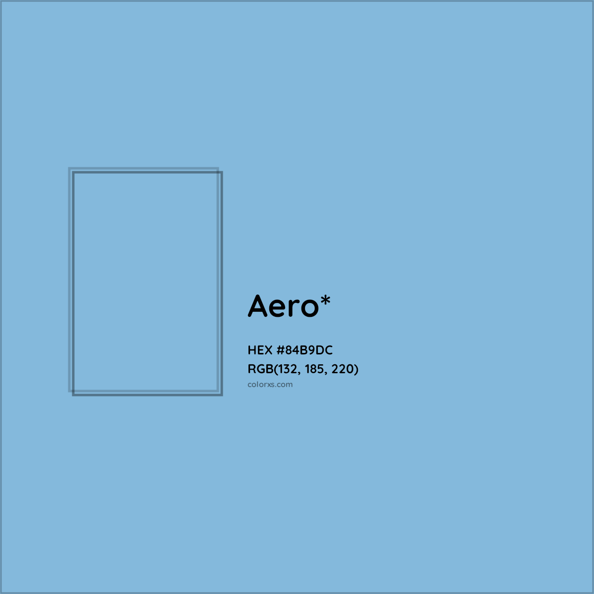 HEX #84B9DC Color Name, Color Code, Palettes, Similar Paints, Images