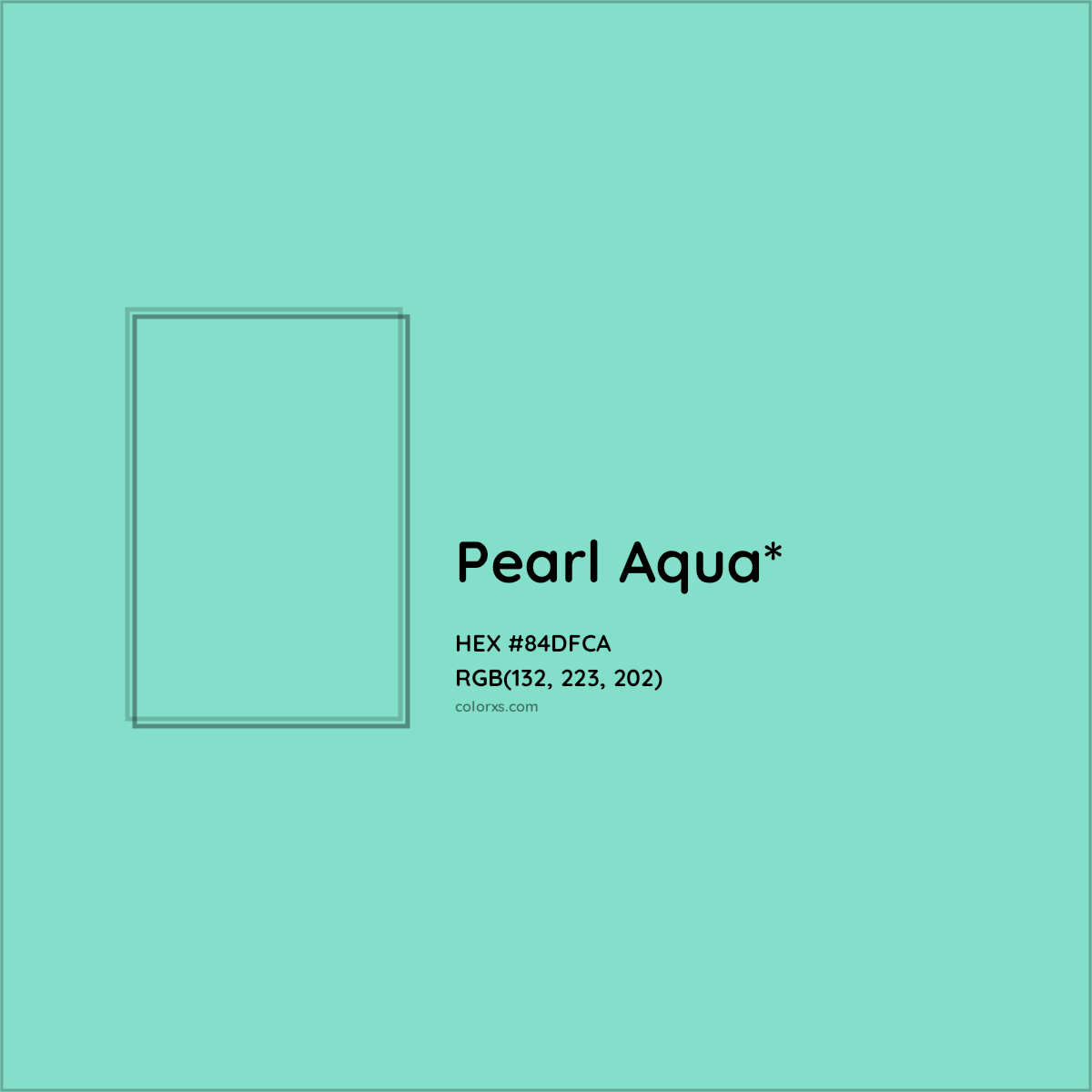 HEX #84DFCA Color Name, Color Code, Palettes, Similar Paints, Images