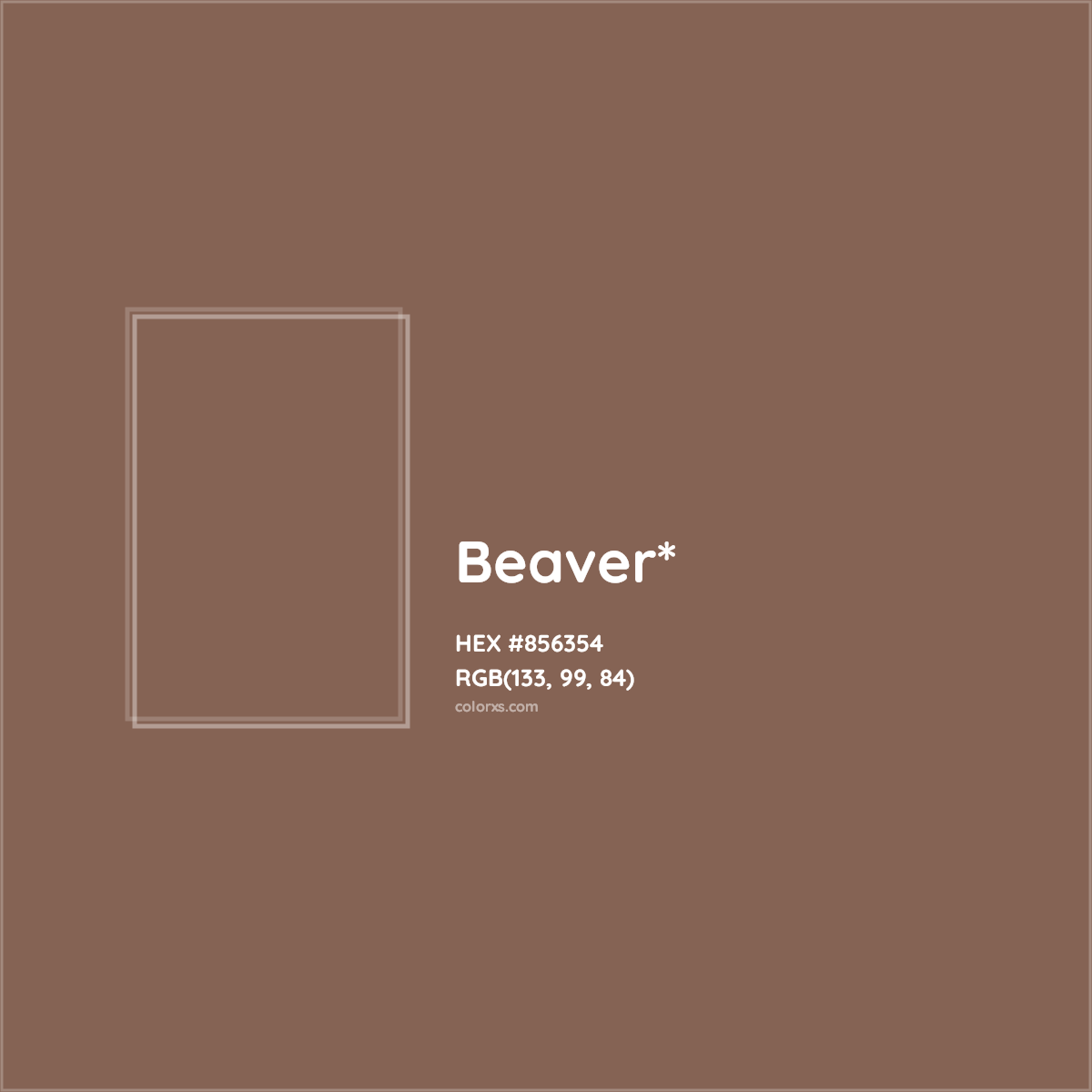 HEX #856354 Color Name, Color Code, Palettes, Similar Paints, Images