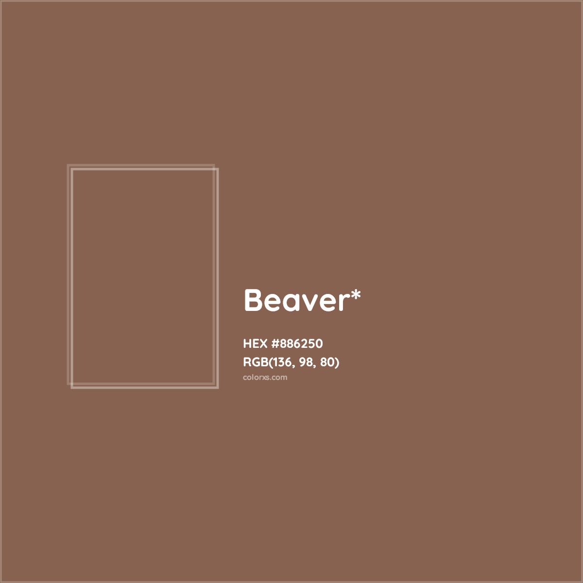 HEX #886250 Color Name, Color Code, Palettes, Similar Paints, Images