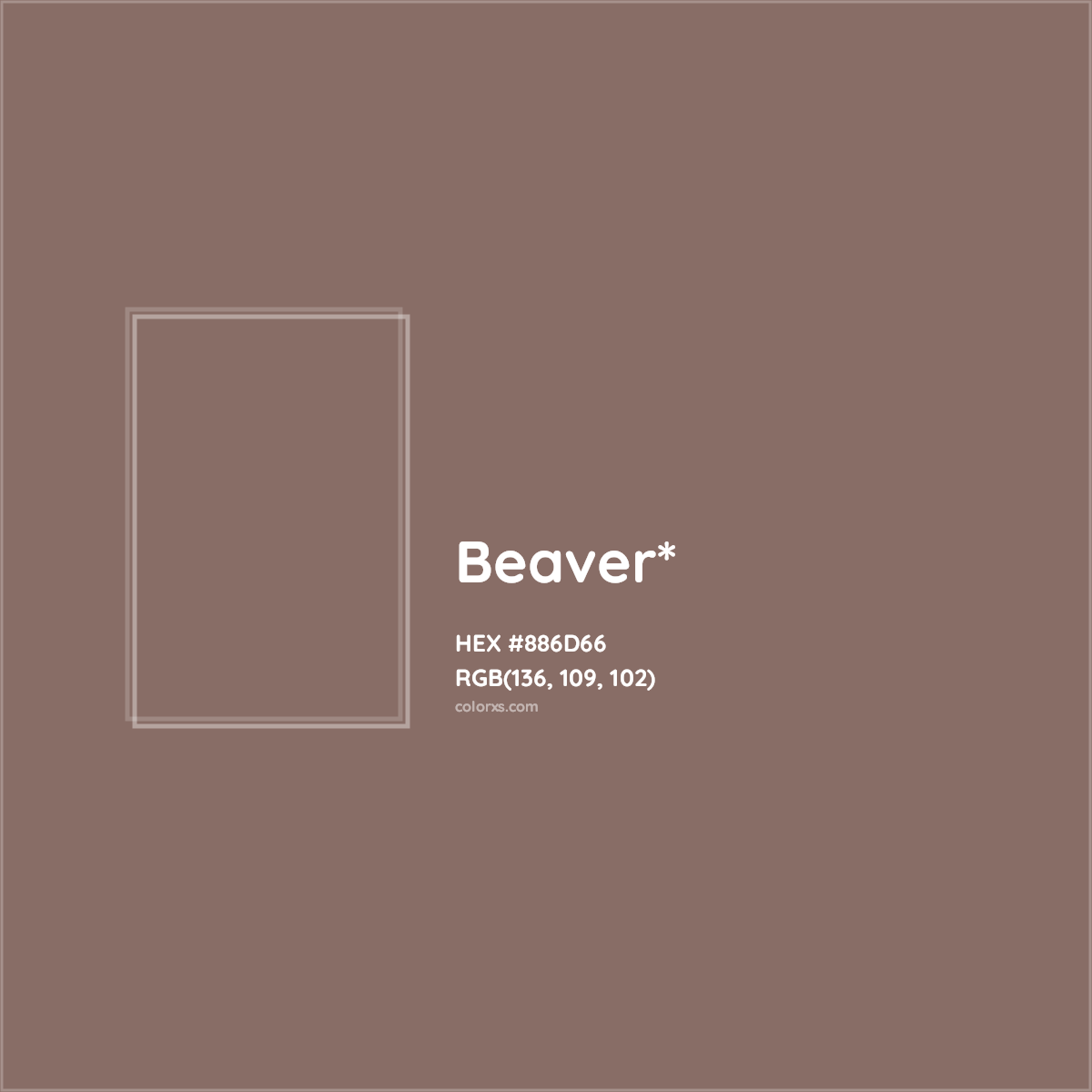 HEX #886D66 Color Name, Color Code, Palettes, Similar Paints, Images