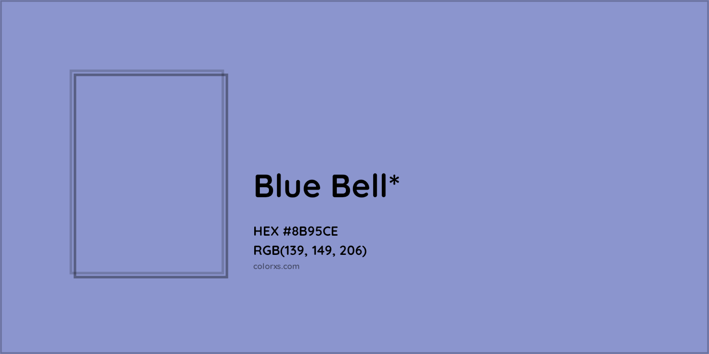 HEX #8B95CE Color Name, Color Code, Palettes, Similar Paints, Images