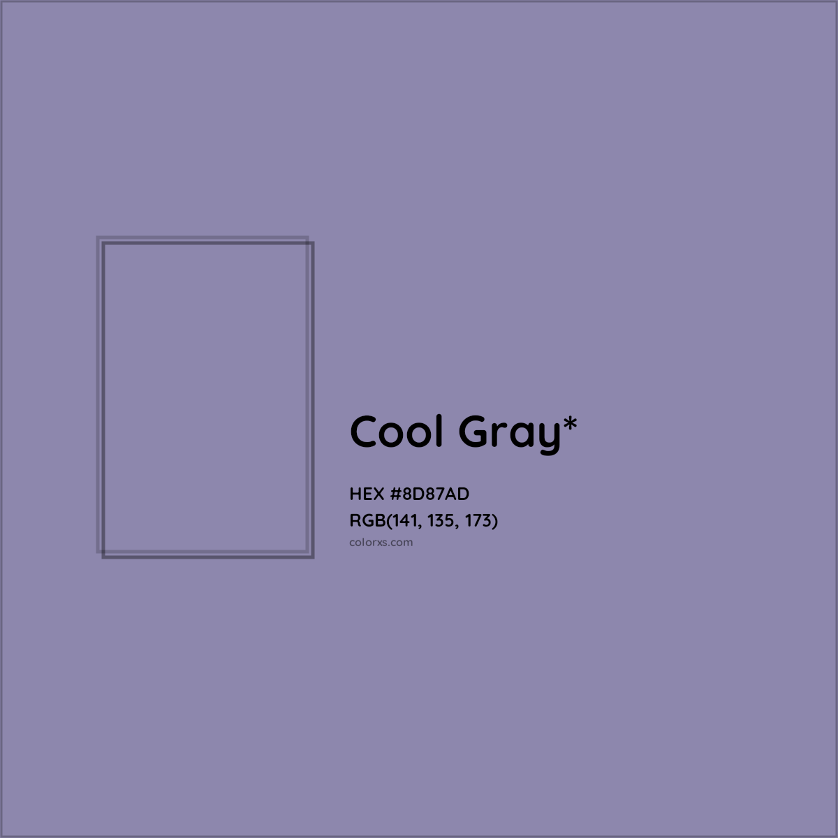 HEX #8D87AD Color Name, Color Code, Palettes, Similar Paints, Images