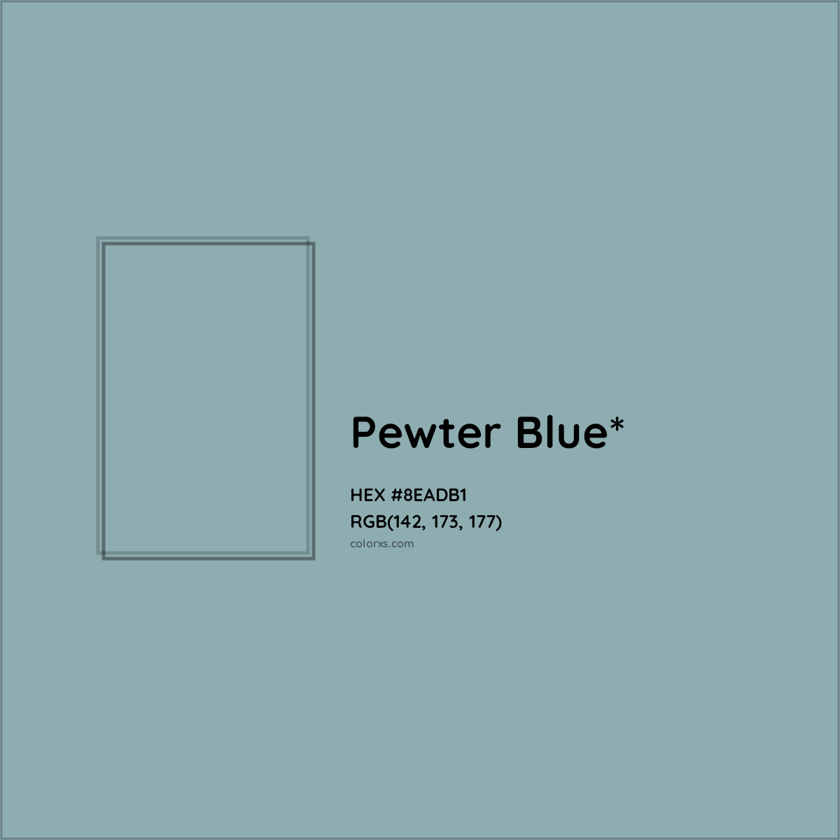 HEX #8EADB1 Color Name, Color Code, Palettes, Similar Paints, Images