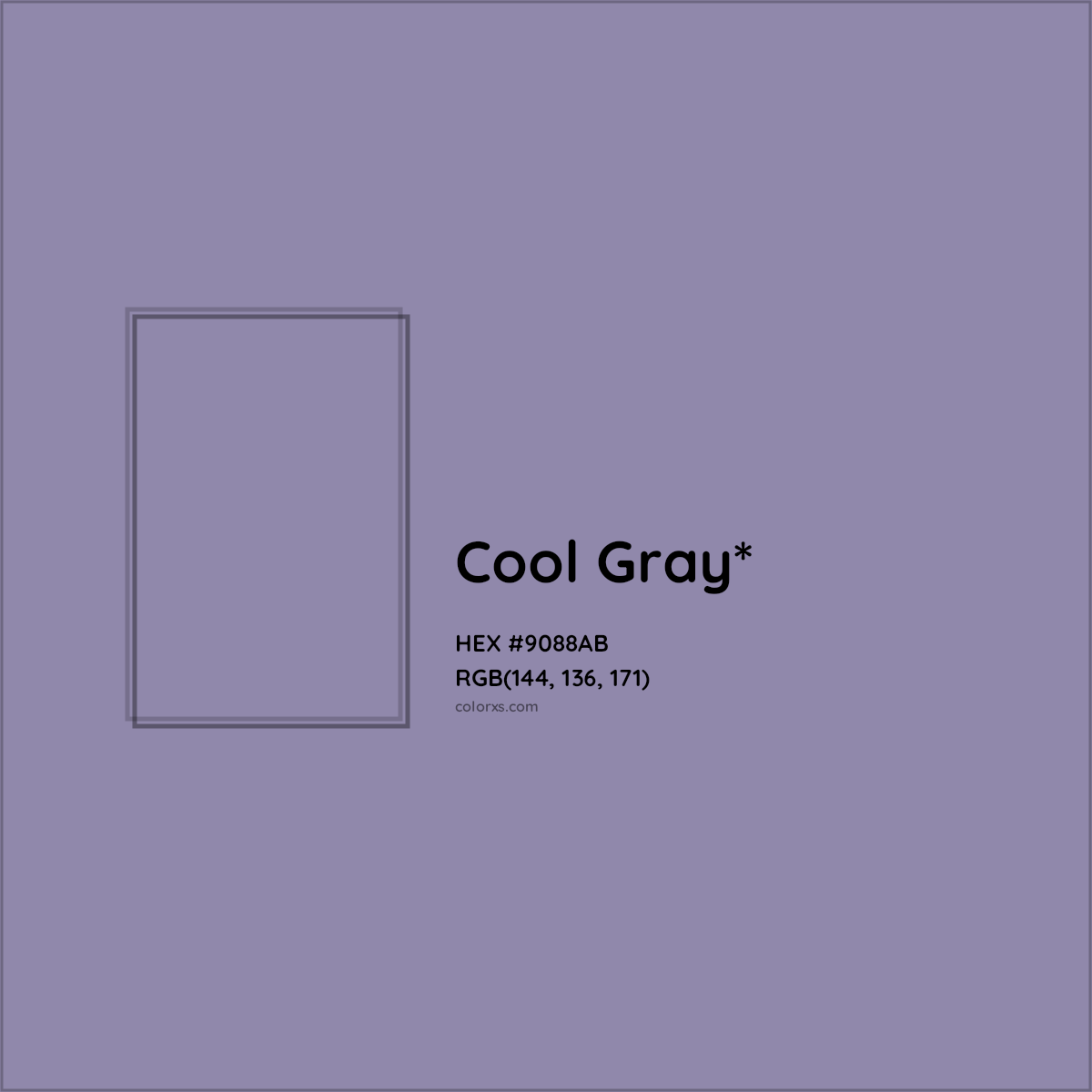 HEX #9088AB Color Name, Color Code, Palettes, Similar Paints, Images