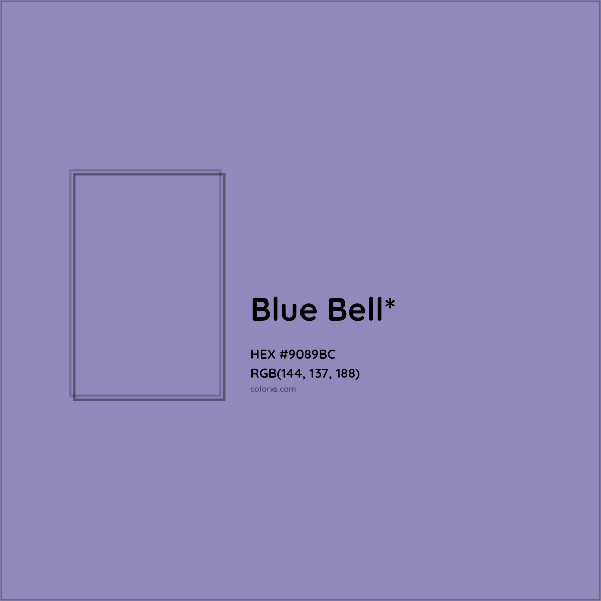 HEX #9089BC Color Name, Color Code, Palettes, Similar Paints, Images