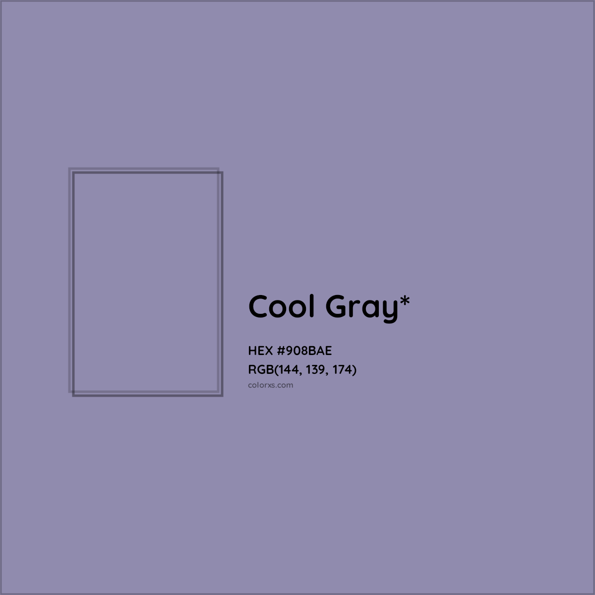 HEX #908BAE Color Name, Color Code, Palettes, Similar Paints, Images