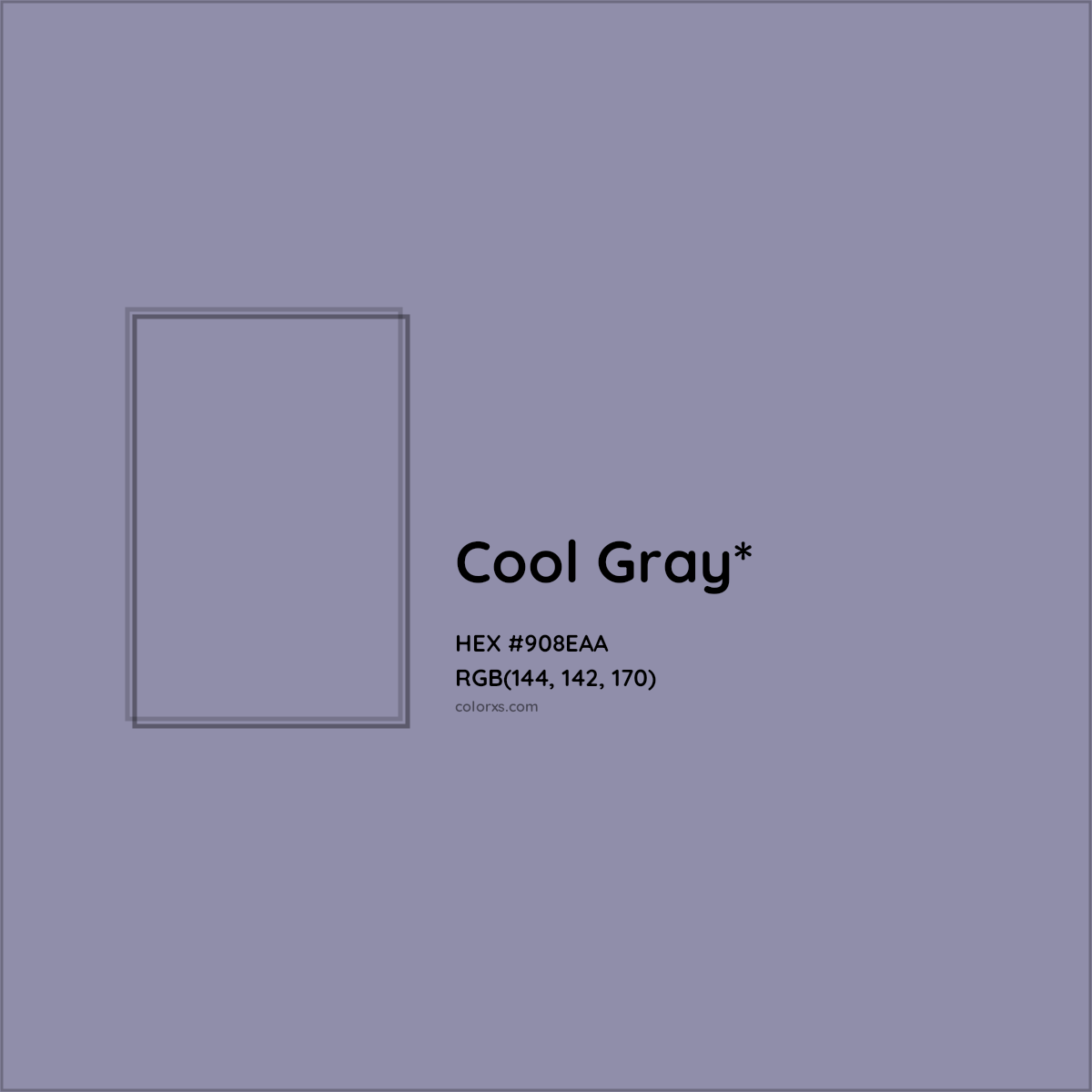 HEX #908EAA Color Name, Color Code, Palettes, Similar Paints, Images