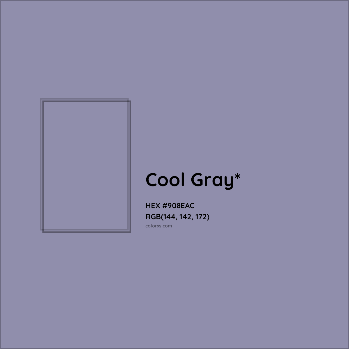 HEX #908EAC Color Name, Color Code, Palettes, Similar Paints, Images