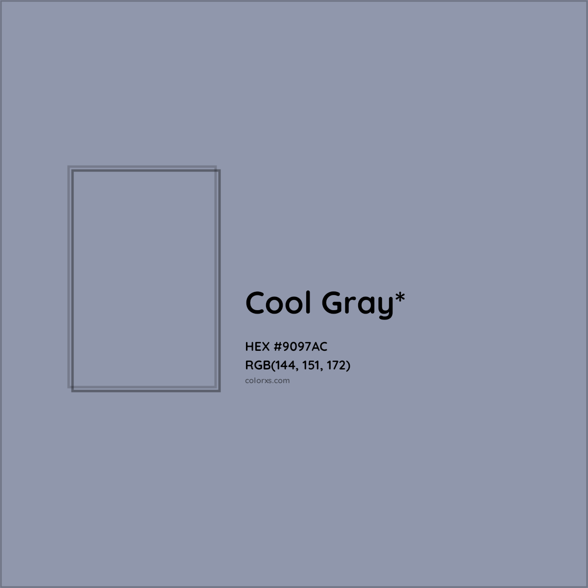 HEX #9097AC Color Name, Color Code, Palettes, Similar Paints, Images