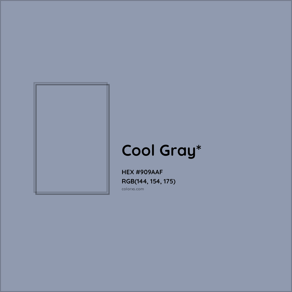 HEX #909AAF Color Name, Color Code, Palettes, Similar Paints, Images