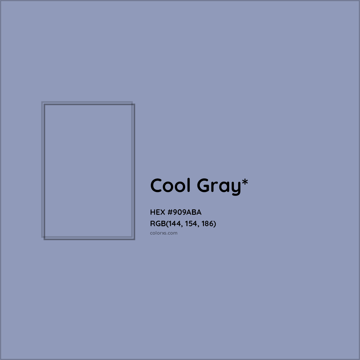 HEX #909ABA Color Name, Color Code, Palettes, Similar Paints, Images