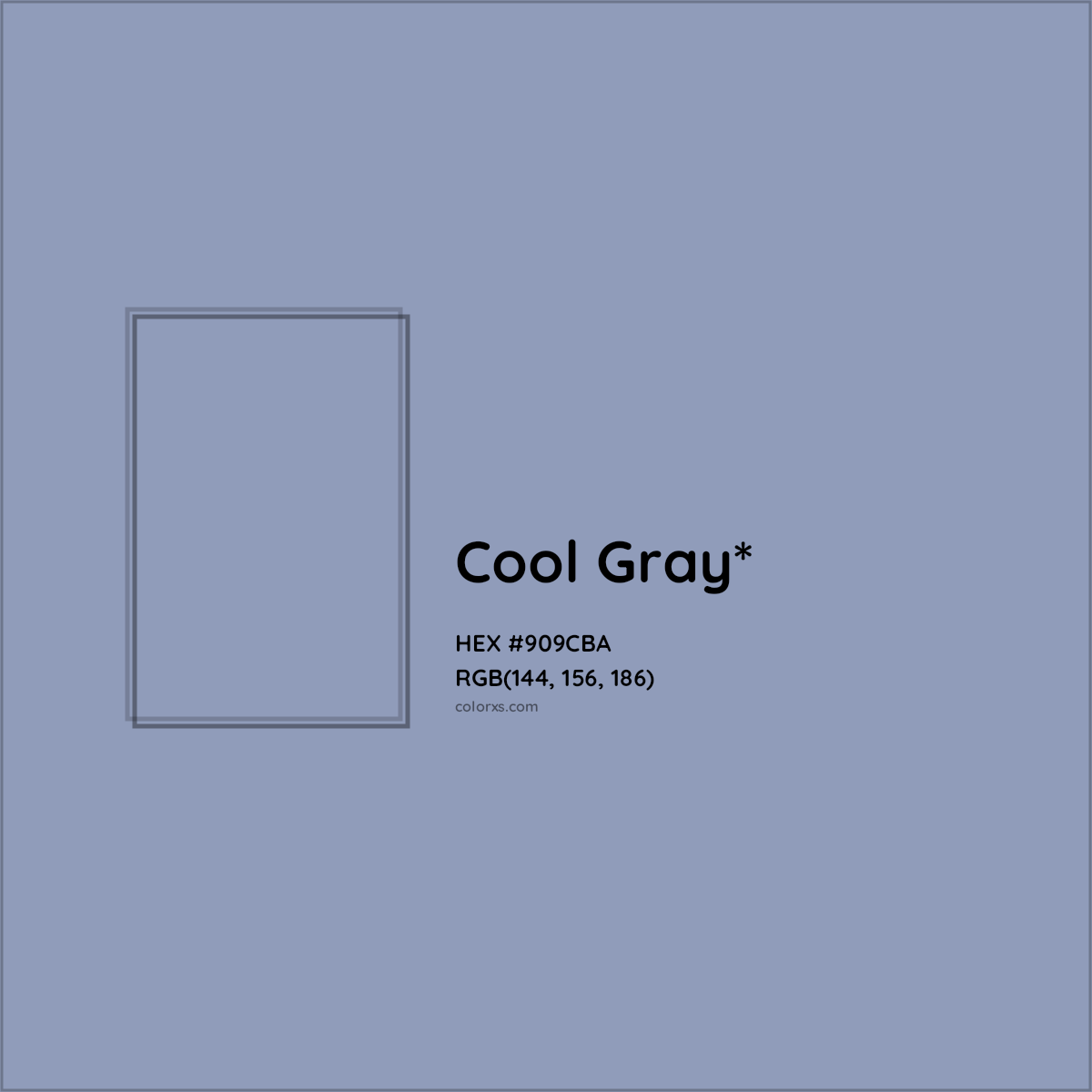 HEX #909CBA Color Name, Color Code, Palettes, Similar Paints, Images